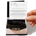 To My Grandson Bracelet (As You Grow Older)