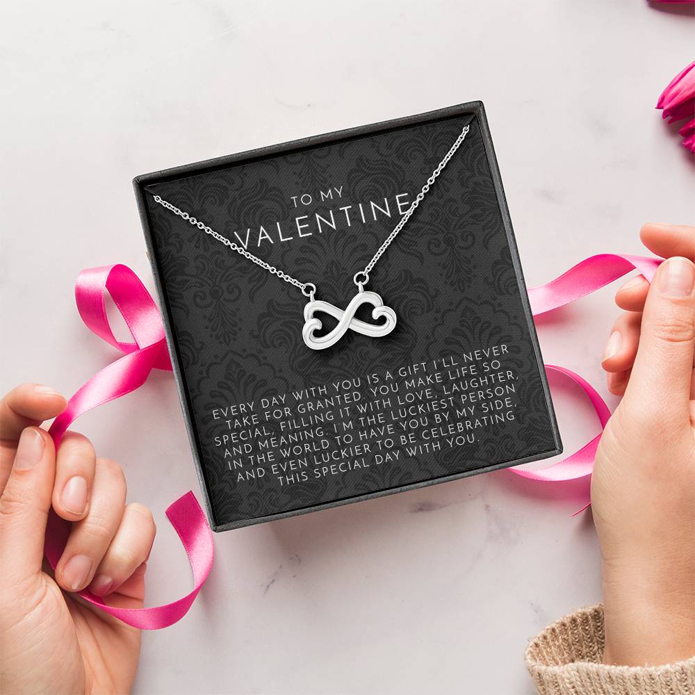 To My Valentine Endless Love Necklace