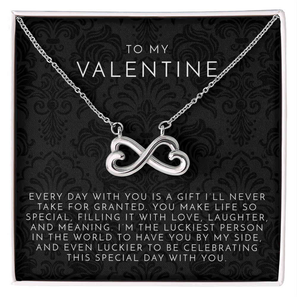 To My Valentine Endless Love Necklace