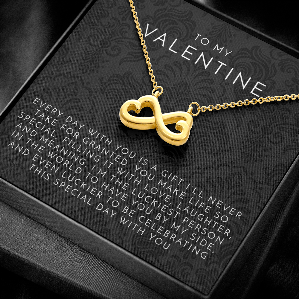 To My Valentine Endless Love Necklace