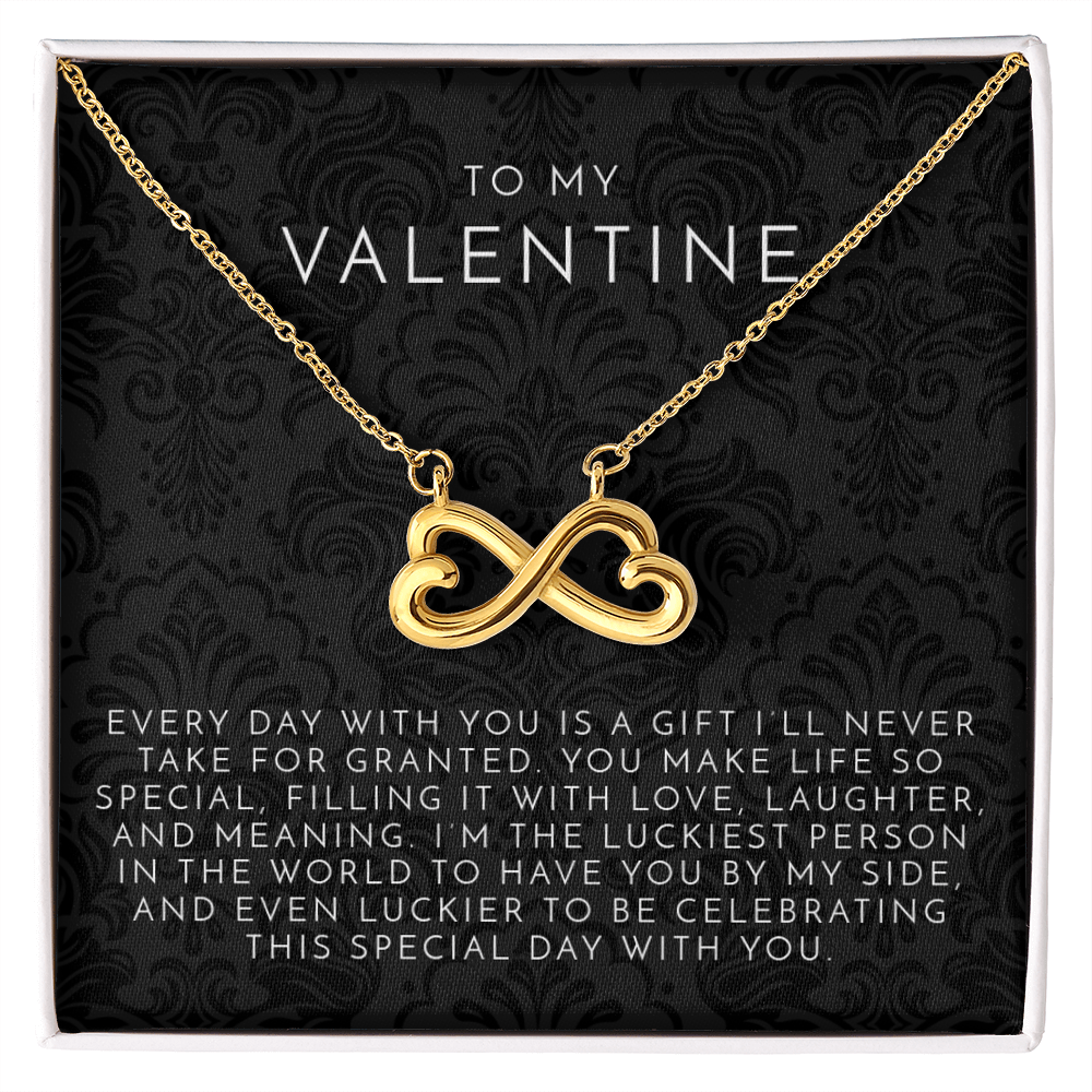 To My Valentine Endless Love Necklace