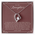 To My Daughter From Dad | Trust Your Heart Burgundy