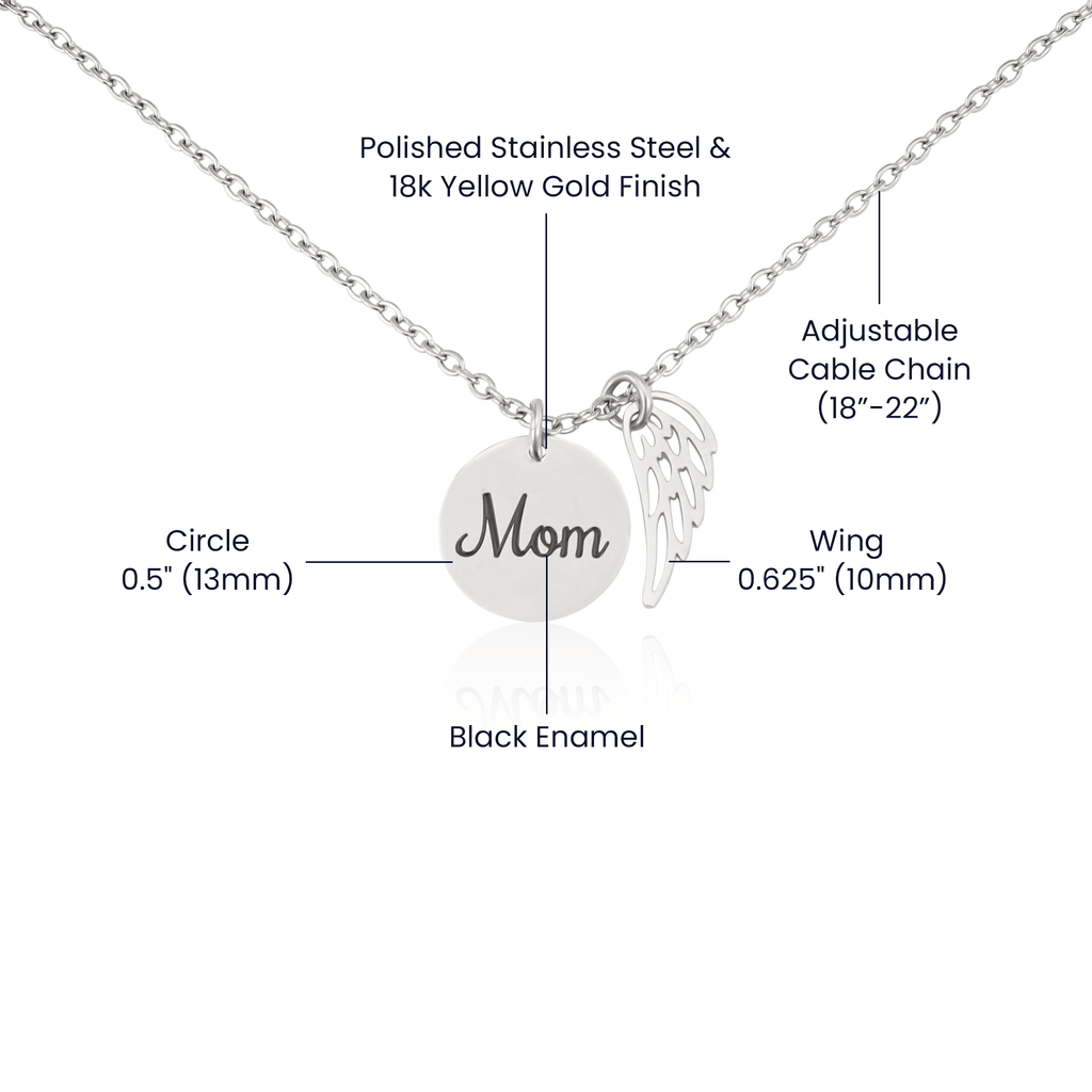 To My Child From Mom | Love Too Powerful Memorial Necklace