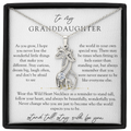 Granddaughter Wild Heart Giraffe Necklace