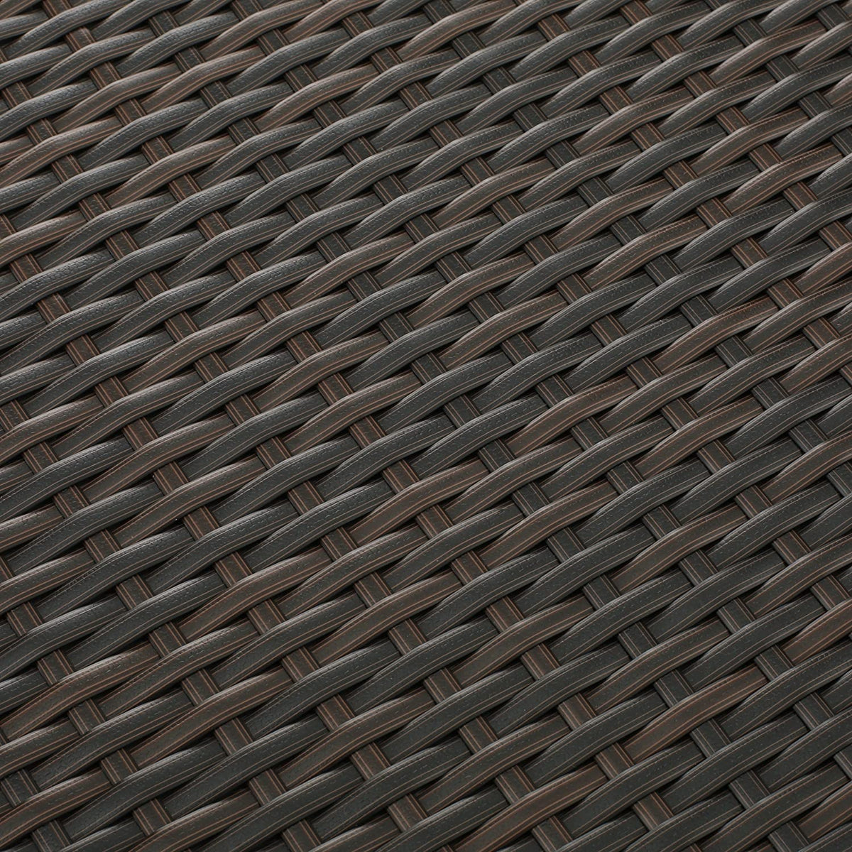 Samoa Wicker Outdoor Storage Box, Multibrown, 33.45 D x 33.45 W x 24.30 H