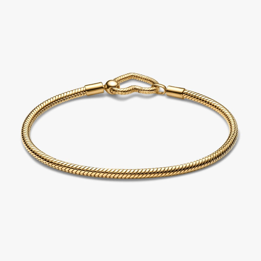 Heart Closure Snake Chain Bracelet