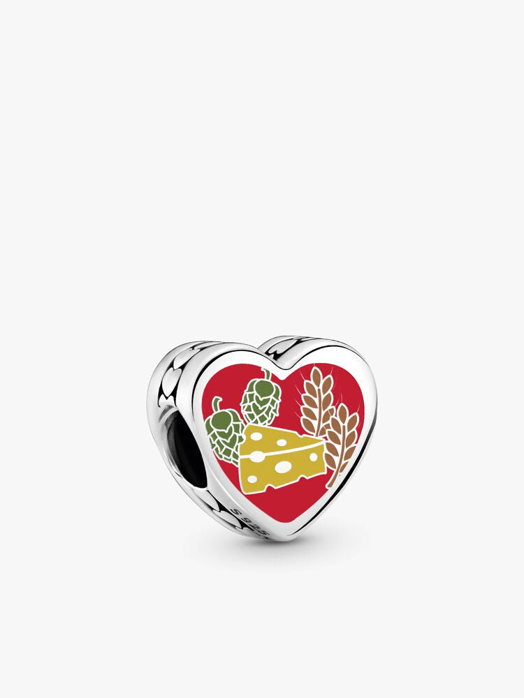 Wisconsin Heart Charm