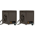 Aquawinder Water Powered Auto Rewind Yard Hose Reel, Java, 125-Foot Capacity - 2 Pack