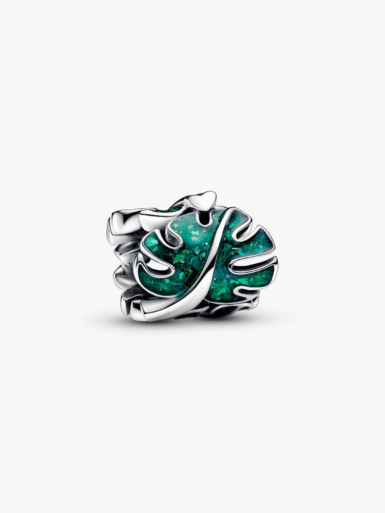 Green Monstera Leaves Charm