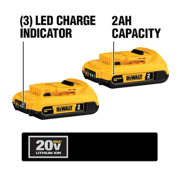 DEWALT 20V MAX Cordless 7-Tool Combo Kit With TOUGHSYSTEM Case, 4.0Ah And (2) 2.0Ah Batteries