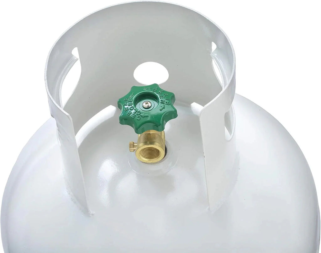 Flame King Steel 100LB Propane Tank Cylinder With POL Valve And Collar - YSN100b