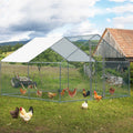 ZGBY Metal Chicken Run Pen 10X10Ft
