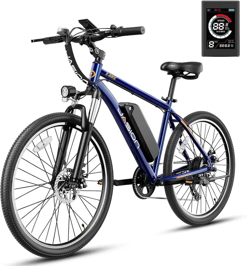 Jasion Adult Electric Mountain Bike, 40-Mile Peak Range, 20 MPH - EB5