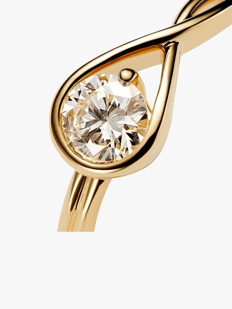 Pandora Infinite 14k Gold Lab-grown Diamond Ring