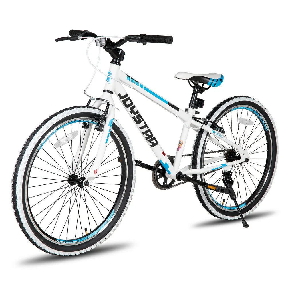 Kids' Single-Speed Mountain Bike, 20-Inch/24-Inch - White Wall Knobby Tires