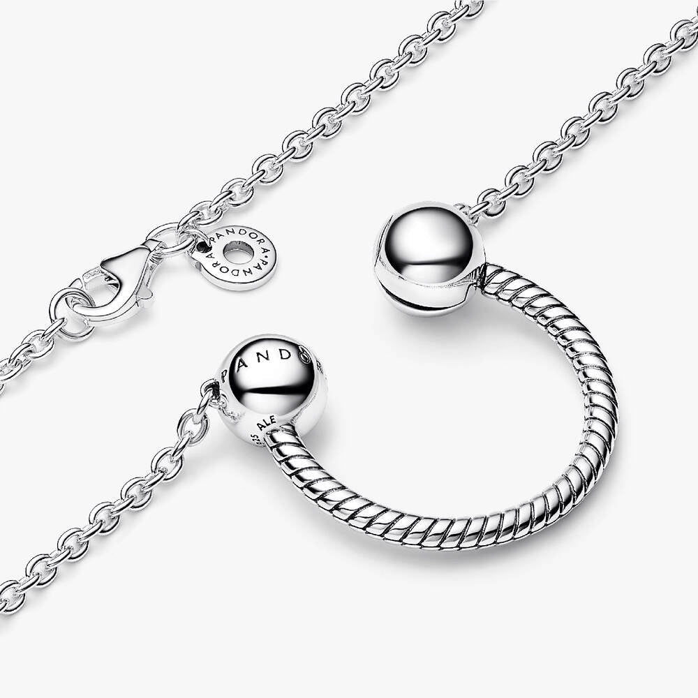FINAL SALE - Pandora Moments U-shape Charm Pendant Necklace