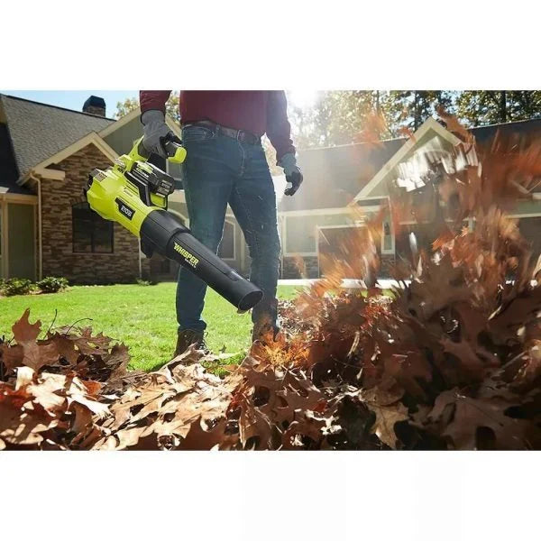 RYOBI 40V Brushless 20 in Self-Propelled Mower, String Trimmer & Leaf Blower Kit With 2 Batteries, 2 Chargers - RY401120-Y RY40270 RY40407BTLVNM