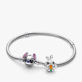 DIsney Stitch Easter Bunny Charm Bracelet