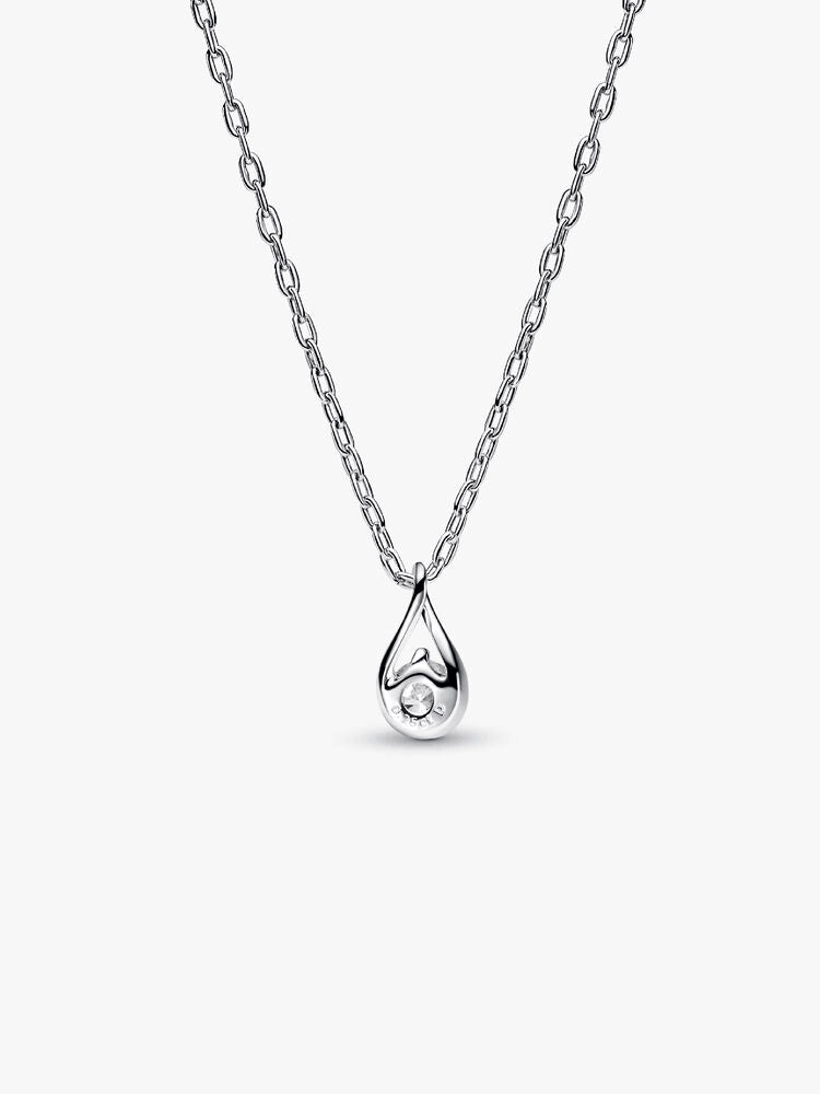 Pandora Infinite Sterling Silver Lab-grown Diamond Pendant Necklace