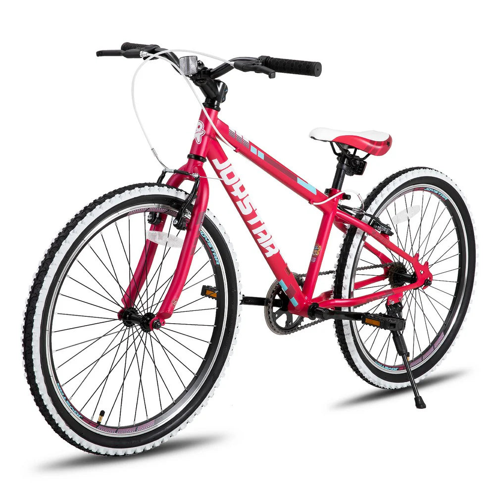Kids' Single-Speed Mountain Bike, 20-Inch/24-Inch - White Wall Knobby Tires