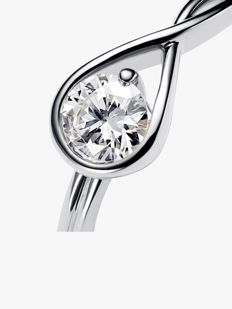 Pandora Infinite Sterling Silver Lab-grown Diamond Ring