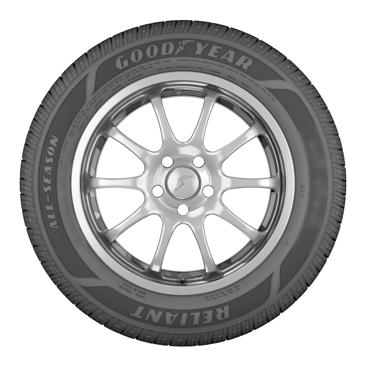 Goodyear Reliant All-Season Tire - 225/65R17 102H