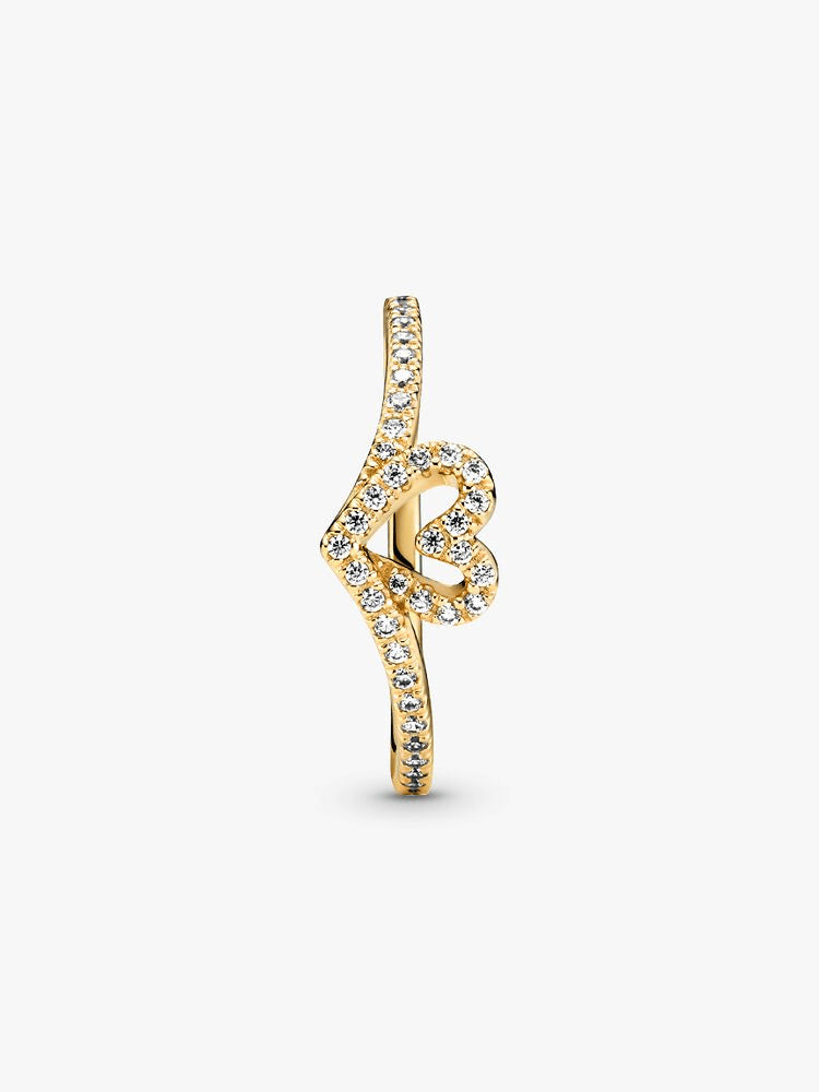 Pandora Timeless Wish Sparkling Heart Ring
