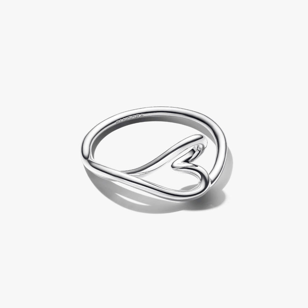 Organically Shaped Heart Small Ring