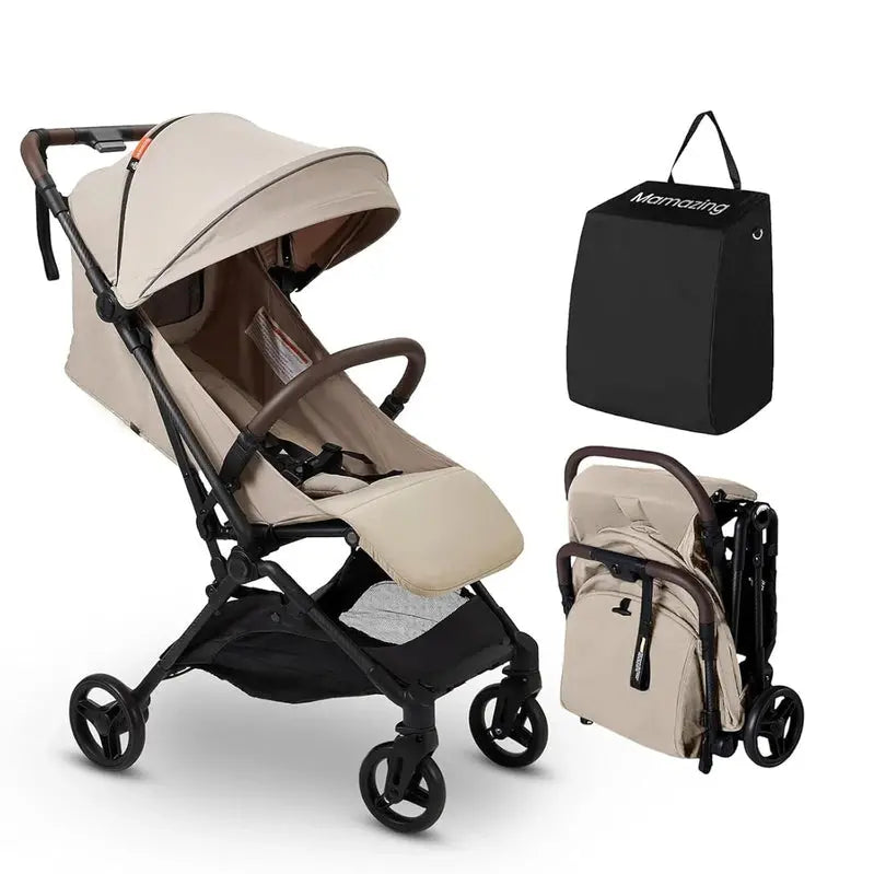 Mamazing Travel Stroller With Carbon Fiber Frame, 11.6 Pounds - Compact Fold