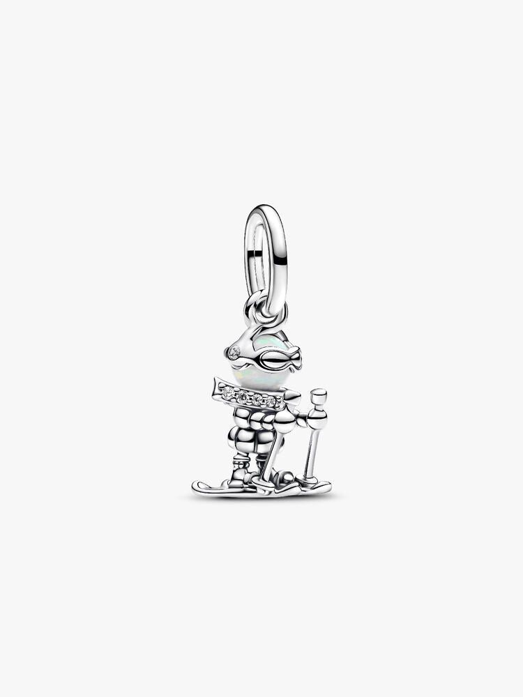 Skier Dangle Charm