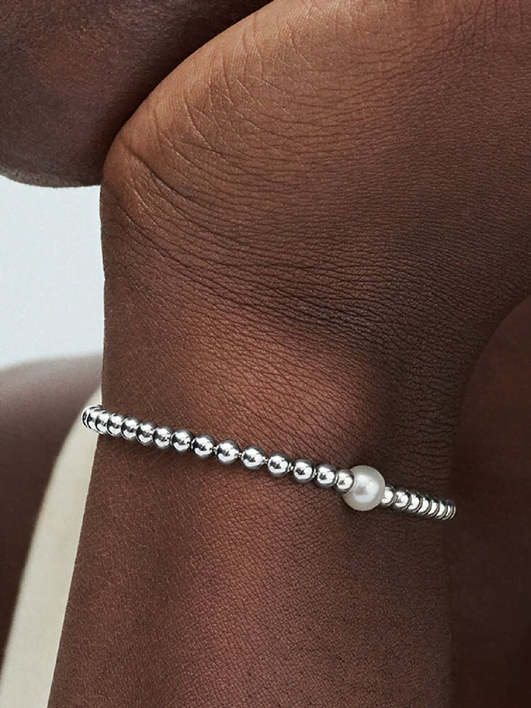 Treated Freshwater Cultured Pearl & Beads Bracelet