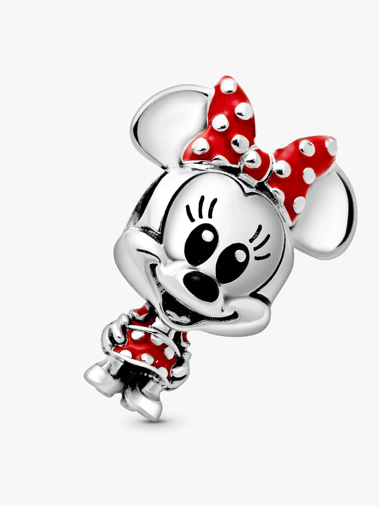 Disney Minnie Mouse Dotted Dress & Bow Charm