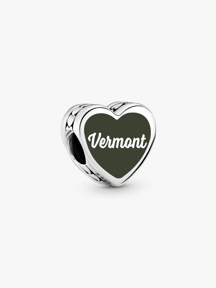 Vermont Heart Charm