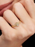 Celestial Sparkling Sun Ring