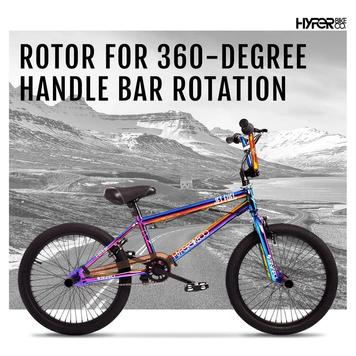 Hyper Bicycles 20 inch Jet Fuel BMX Bike For Kids, Ages 8-13 - Jet Fuel