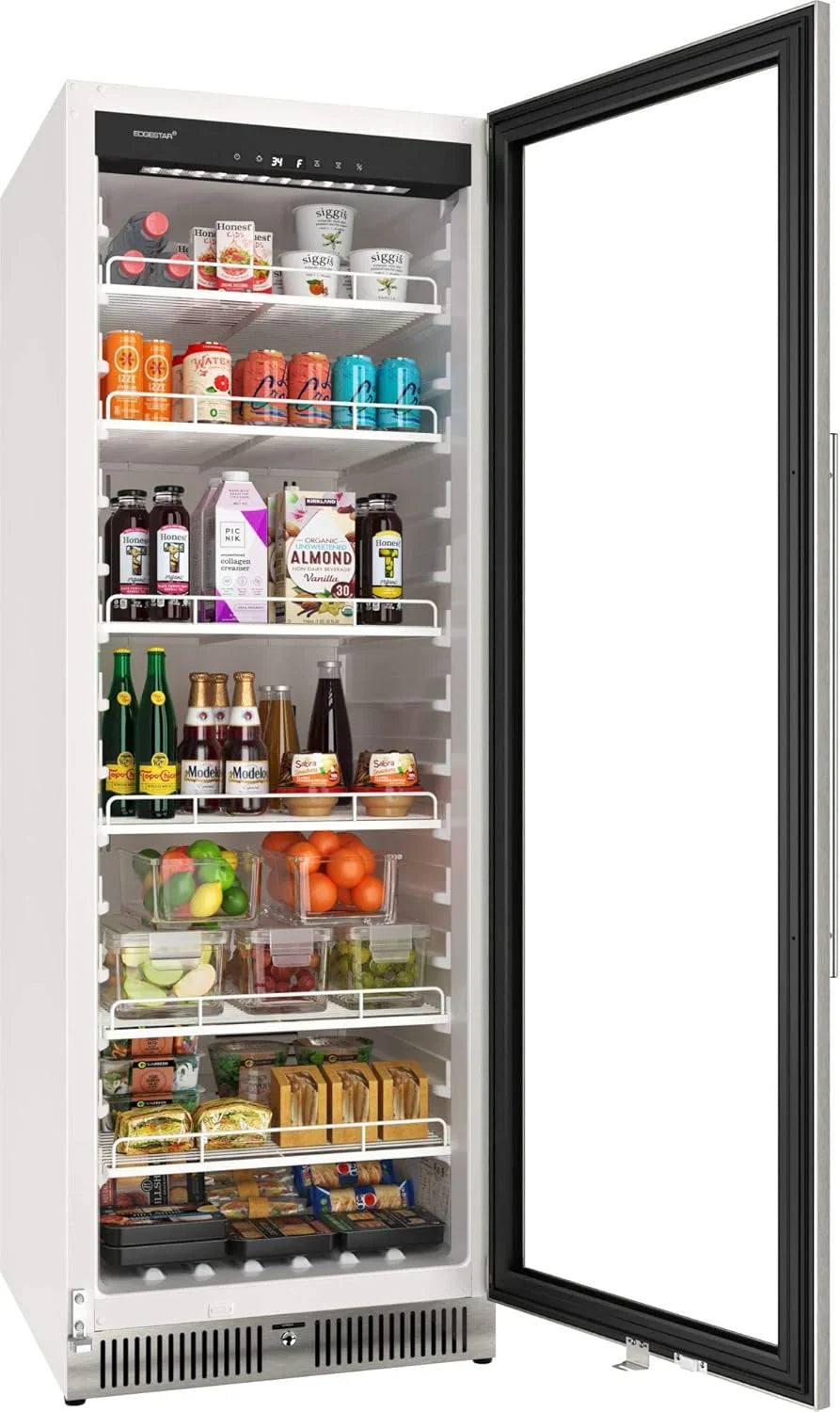 EdgeStar Commercial Beverage Merchandiser, 10.1 Cu. Ft., 22 in Wide, Stainless Steel - VBM101