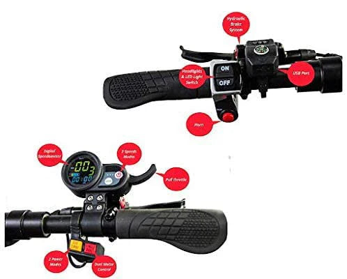 MAXX Adult Electric Scooter, Dual Motor, 5000W, 60V/38.5Ah, 83 Miles, 60 MPH