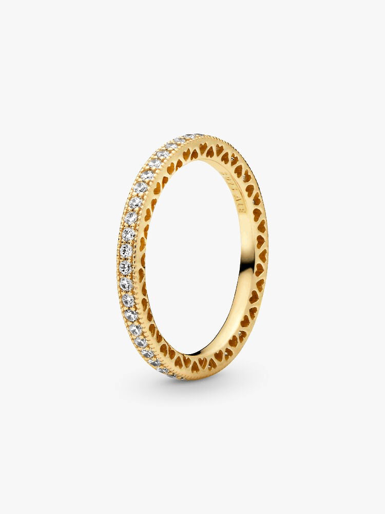 Regal Golden Tiara Ring Set