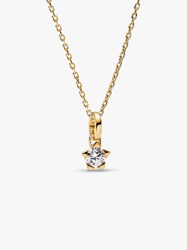 Pandora Talisman 14k Gold Lab-grown Diamond Star Pendant