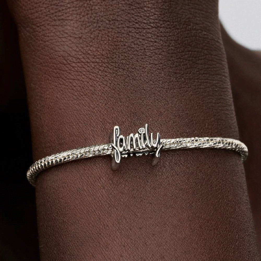 Handwritten Family Charm
