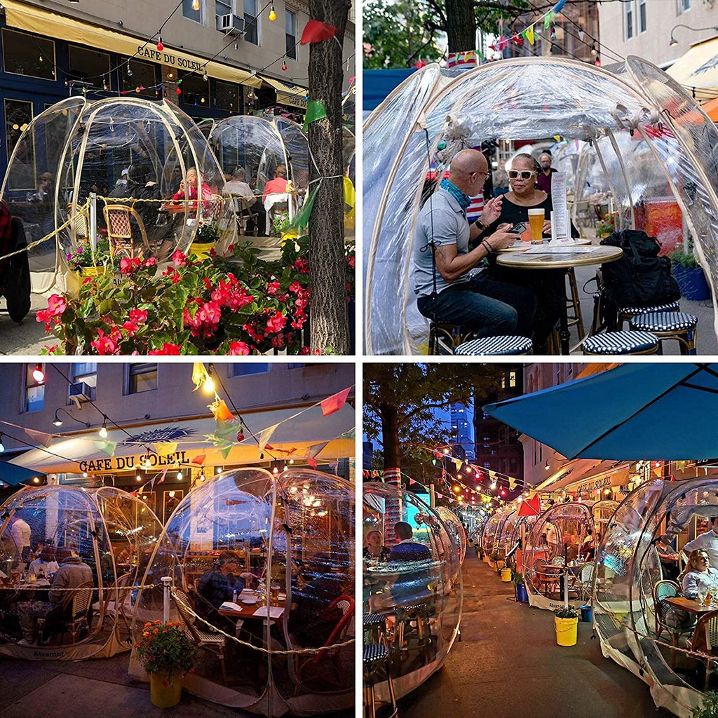 Alvantor Bubble Tent Pop Up Gazebo, 8-10 Person, 3.63.62.4H (m)