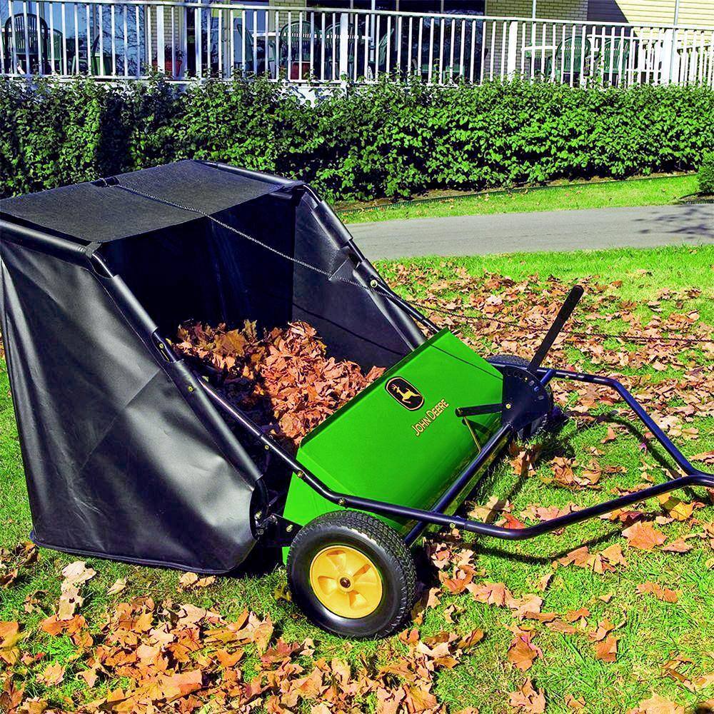 John Deere Tow-Behind Lawn Sweeper, 42 Inch, 24 Cu. Ft. Capacity