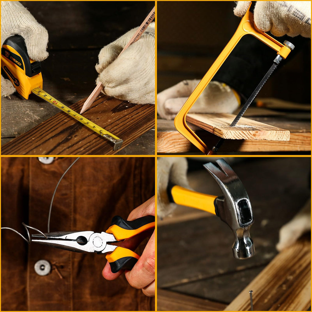 Home Mechanic Tool Kit With Toolbox, 12V Cordless Drill And 238 Pieces