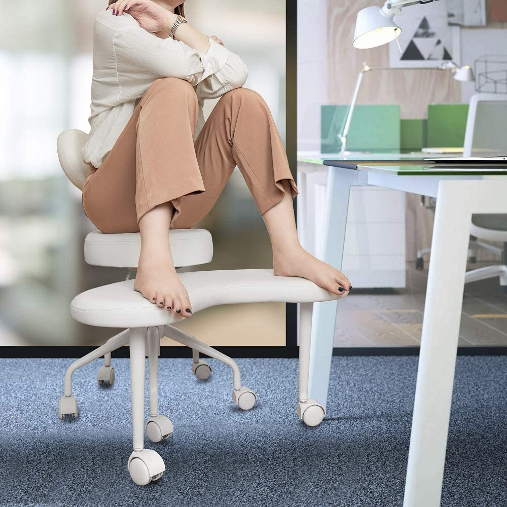Pipersong Meditation Chair With Lumbar Support And Adjustable Stool