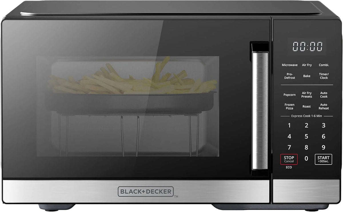 5-In-1 Countertop Microwave Oven With Air Fryer, 0.9 Cubic Feet, 900 Watts