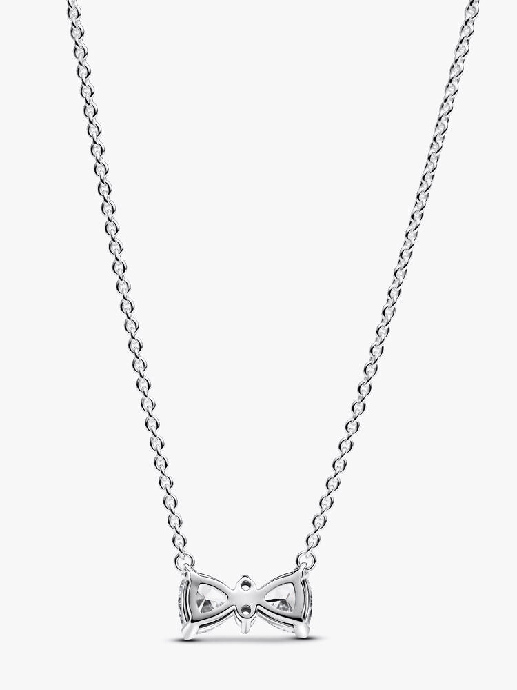 Sparkling Bow Necklace