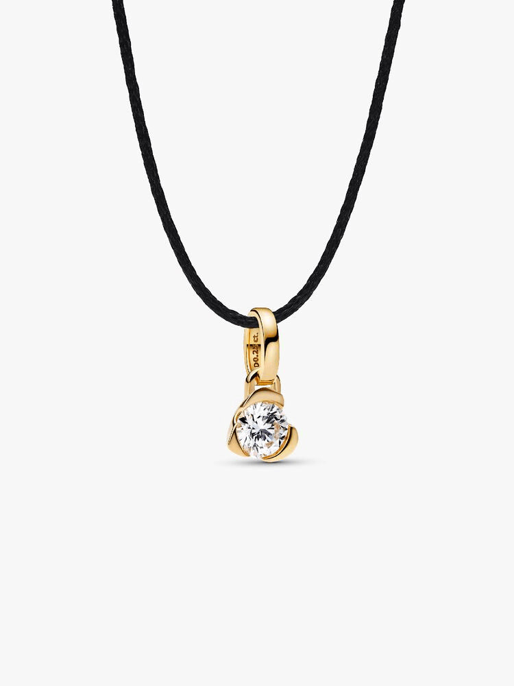 Pandora Talisman 14k Gold Lab-grown Diamond Heart Pendant