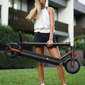 Foldable Electric Commuter Scooter For Adults, 350 Watt, Black