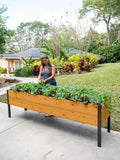 Self-Watering Elevated Planter Box 96" L x 24" W x 29" H