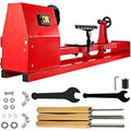 Mophorn Benchtop Wood Lathe 14 x 40 in With 3 Chisels